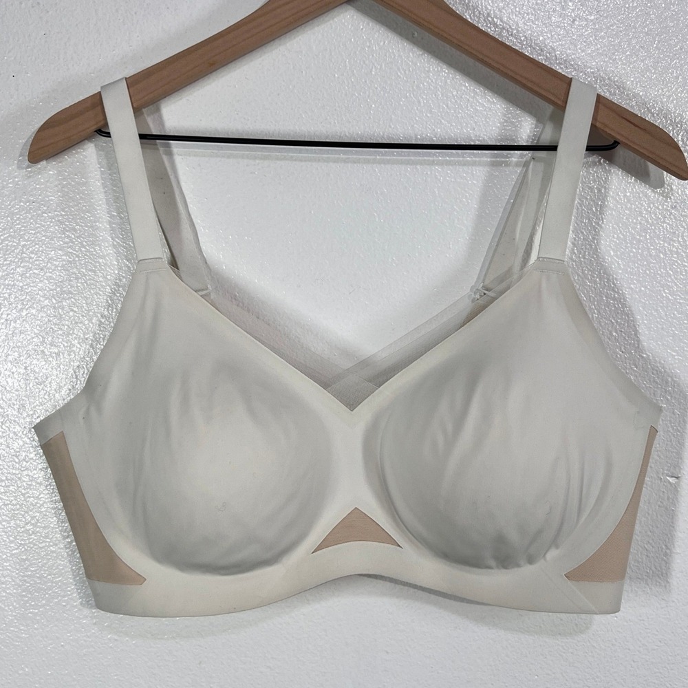 Honeylove Shapewear Bra Womens Medium Nude Beige Supportive Wireless Size 1X